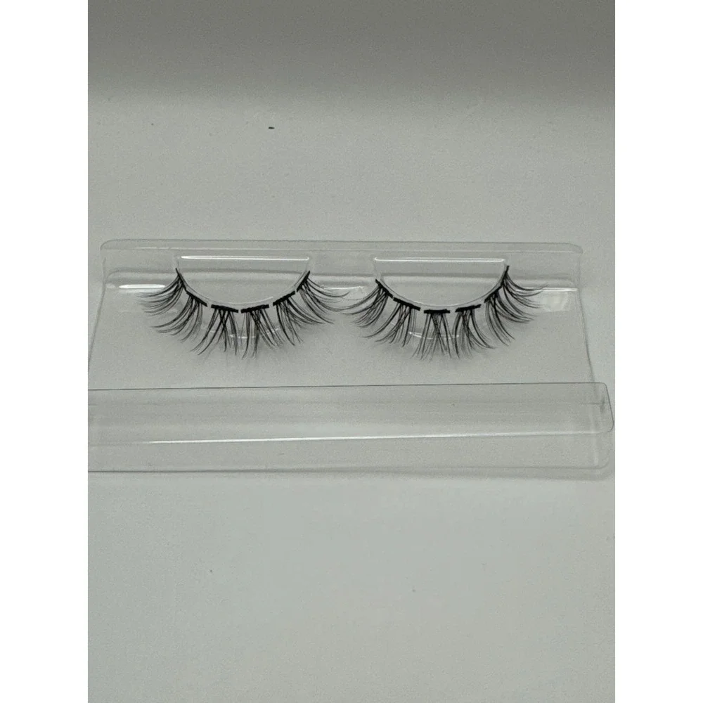 Wispy False Eyelashes Black Volumizing Style‎ Individual Lashes 16mm NEW